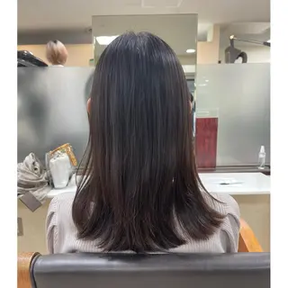 ミディアム パーマ 渋谷 りなのヘアスタイル