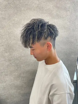 パーマ ヘアアレンジ メンズ 川合 智之のヘアスタイル