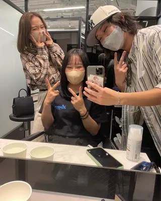 ミディアム カラー 韓国ヘア 店長NEGIのヘアスタイル