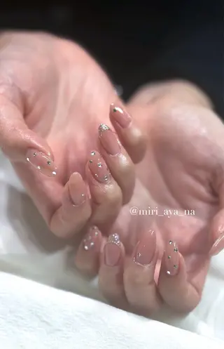 ネイル 新宿代々木/ちゅるん キレイめ/miriのネイルデザイン