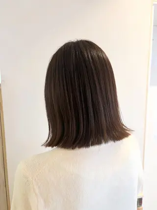 ショート ボブ🍊暖色カラー 浅草【Bob美容師】のヘアスタイル
