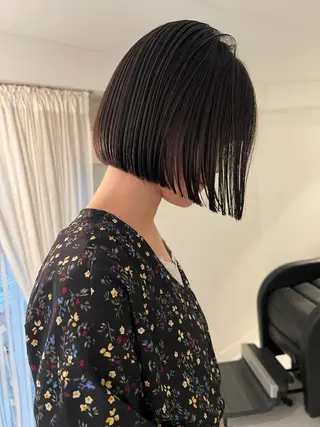 ミディアム ブリーチカラー🎀 韓国風/寺門美優のヘアスタイル