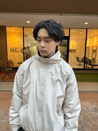 パーマ メンズ 【メンズショート 特化】村斎　伶次のヘアスタイル