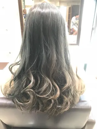 セミロング カラー パーマ ヘアアレンジ メンズ キッズ ネイル マツエク・マツパ EnBlesS西宮 マンツーマン神道有基のヘアスタイル