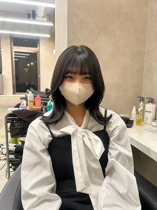 カラー 透明感ベージュ🤎 ナチュラルレイヤーのヘアスタイル