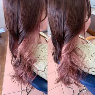 ロング 小澤 志穂のヘアスタイル