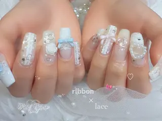 ネイル ❁⃘*。Petite fleur❁⃘*りさのネイルデザイン