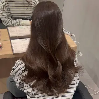 ロング カラー 片山 輝のヘアスタイル