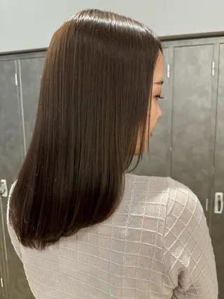 ミディアム カラー 中尾 碧斗のヘアスタイル
