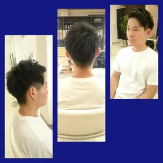 メンズ ショート キンジョウ エナミのヘアスタイル