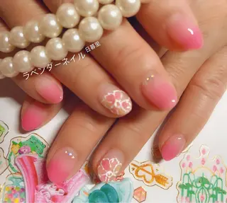 ネイル ラベンダー💖日暮里 ルル💖ネイルのネイルデザイン