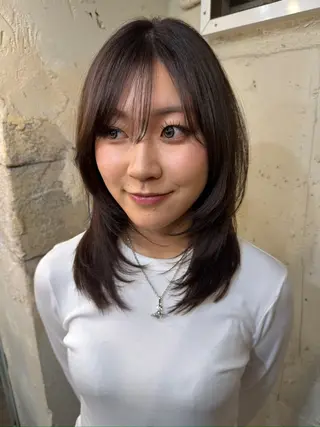 ミディアム 大竹 哲也のヘアスタイル