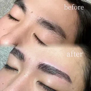 メンズ アイブロウ Iuele立川 momokaのマツエク・マツパデザイン