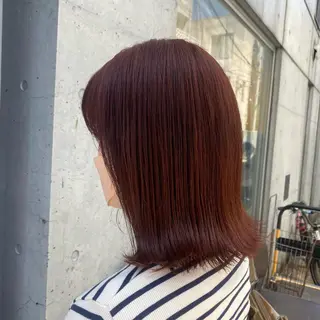 ミディアム カラー 🪭risa 暖色/レイヤー🪭のヘアスタイル