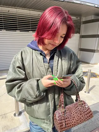 ミディアム カラー TaNa. 笑南(えみな)のヘアスタイル