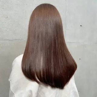 ロング カラー 艶髪韓国ヘア 💘小笠原涼華のヘアスタイル