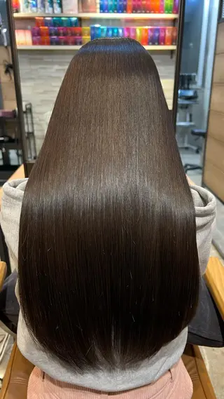 ロング カラー 当日予約OK⭕️ 佐藤太一のヘアスタイル