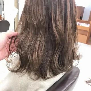 ミディアム カラー タナカ タクヤのヘアスタイル