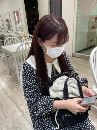 ロング 盛れる顔まわり✨🎀 レイヤー別所好葉のヘアスタイル