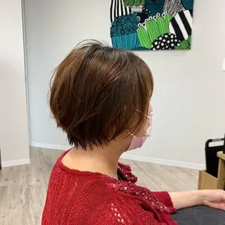 ショート 髪質改善 髪質改善カラーゆうひのヘアスタイル