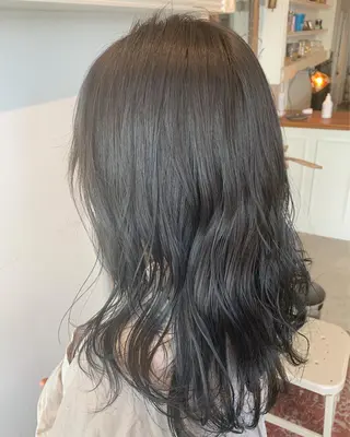 ロング カラー ヘアアレンジ 山崎 澪 レイヤーカット/大宮のヘアスタイル