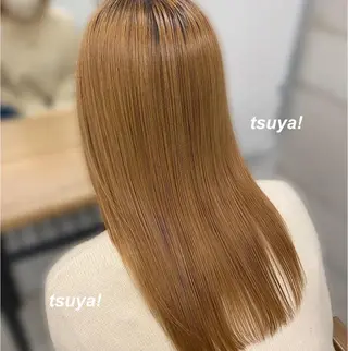 セミロング ナガイ アヤのヘアスタイル