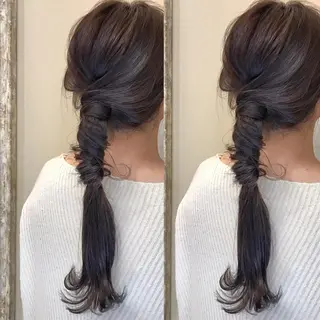 ロング ヘアアレンジ HARUNA/ミセス 大人ショートヘアのヘアスタイル