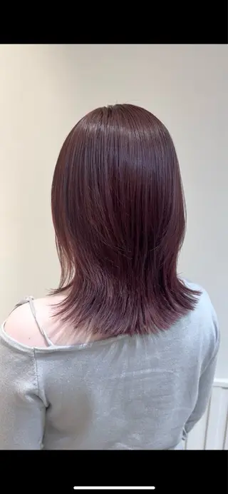 ミディアム ウルフカット/ハイト ーン🎀mizukiのヘアスタイル