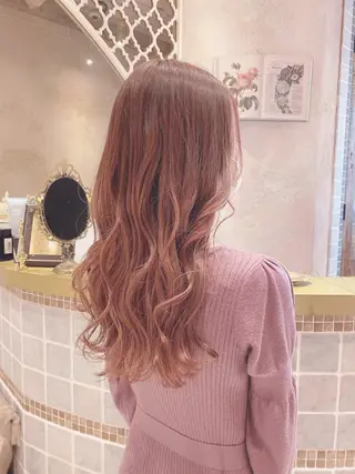 ロング 韓国風ヘア✻透明感 カラー✻yukaのヘアスタイル