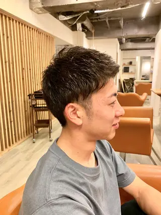 ショート メンズ ナカジマ ハルカのヘアスタイル
