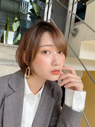 ショート 🌟モテ髪ショート 🌟店長 津賀涼のヘアスタイル