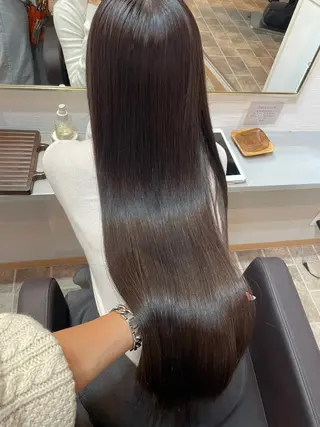 ロング カラー パーマ YUI/ ブリーチカラー🌷のヘアスタイル