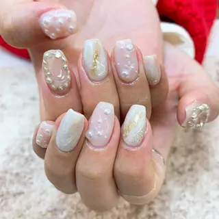 ネイル ⭐︎休業中の練習⭐︎ JNA認定講師髙橋のネイルデザイン