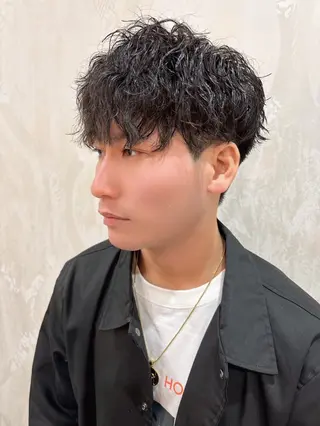 パーマ メンズ 原田 健斗のヘアスタイル