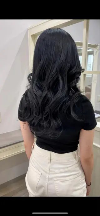 ロング カラー まい/名古屋駅 🦋ブリーチカラーのヘアスタイル