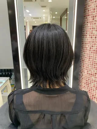 ショート デジタルパーマ🫧 韓国風ヘア🫧サクラのヘアスタイル