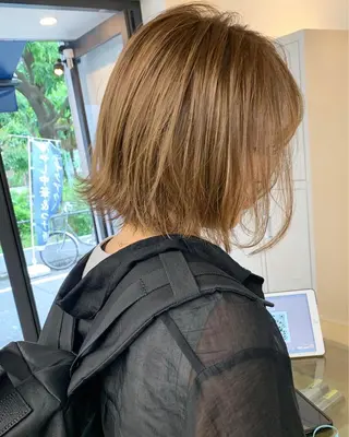 ミディアム カラー 垢抜けヘア♡柔らかい カラー/mihoのヘアスタイル