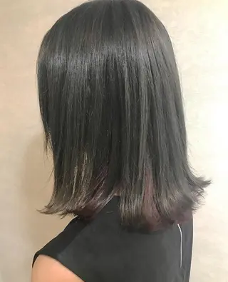 ミディアム カラー 🧡色落ちまで2度綺 麗なカラー🧡ヨシキのヘアスタイル