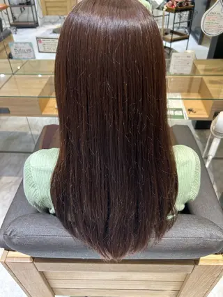 ロング カラー 玉田 千智のヘアスタイル