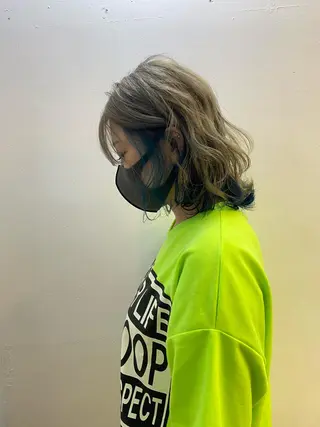 ショート カラー 艶髪カラー&ウルフ フルカワ ヒロズミのヘアスタイル