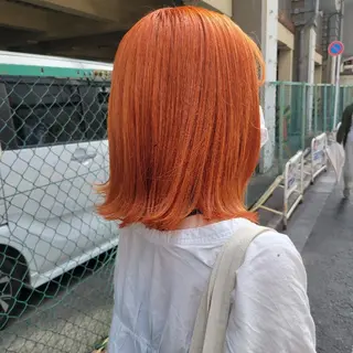 ミディアム 🇰🇷透明感×ハイ トーン🌟tomoのヘアスタイル