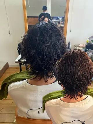 パーマ メンズ タカハシ ユウヤのヘアスタイル