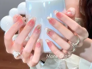 ロング more glam 原宿店のネイルデザイン