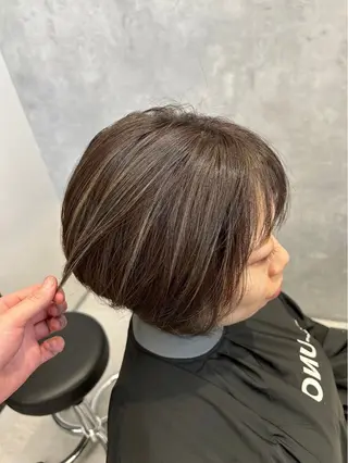 ショート カラー 脱白髪染め❕白髪 ぼかし特化🌟ヨコタのヘアスタイル