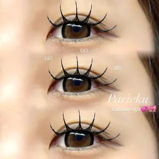 マツエク・マツパ Mell Yuuna ♡パリエク /束感のマツエク・マツパデザイン