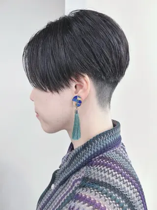 ショート ボブ/ゆるふわ ボブパーマ/とういのヘアスタイル