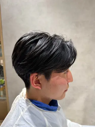 メンズ 透明感/暖色カラー いっきのヘアスタイル