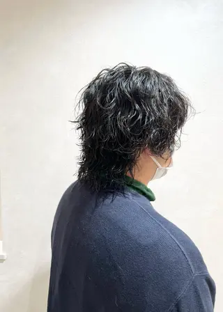 パーマ メンズ 瀬野凌介/メンズ カット/パーマのヘアスタイル
