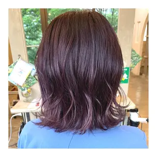 ミディアム カラー ヘアアレンジ 🌻あいり merci.🌻のヘアスタイル