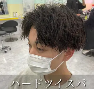 メンズ 横浜メンズパーマ🔥 大野賢人のヘアスタイル